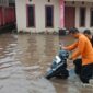 Banjir dengan ketinggian antara 20 hingga 30 cm terjadi di Kota Pangkalpinang, Provinsi Bangka Belitung. (Dok. BNPB)