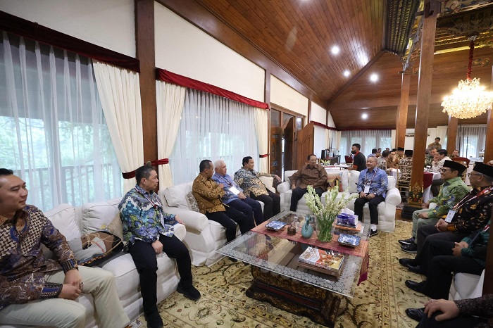 Silaturahmi Koalisi Indonesia Maju di Padepokan Garuda Yaksa, Hambalang, Bogor, Jawa Barat. (Dok. Tim Media Prabowo)