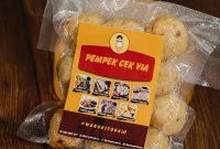 Kuliner khas Palembang, pempek Cek Via.  (Dok. Pempek Cek Via )